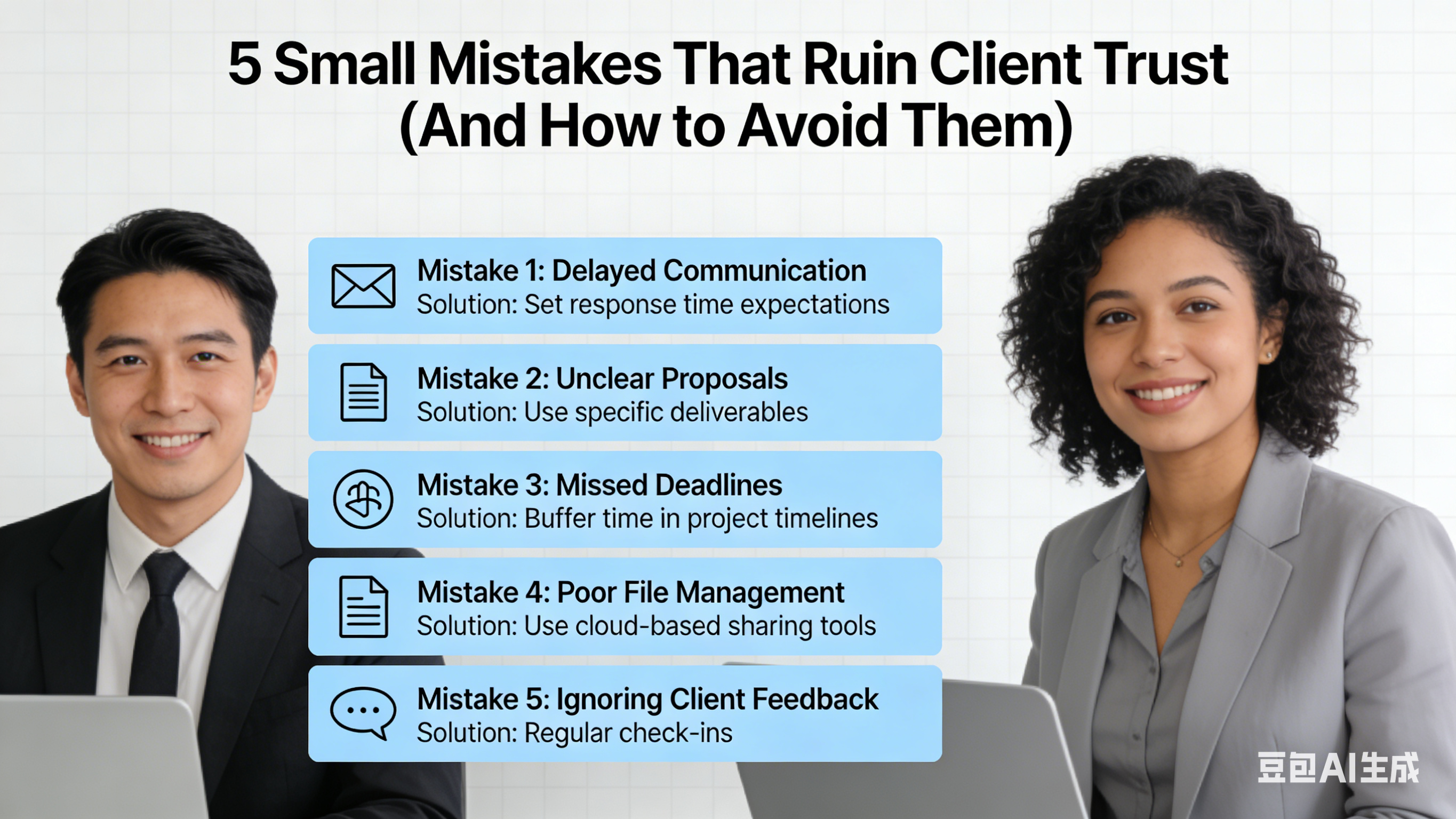 5 Small Mistakes That Ruin Client Trust (And How to Avoid Them)