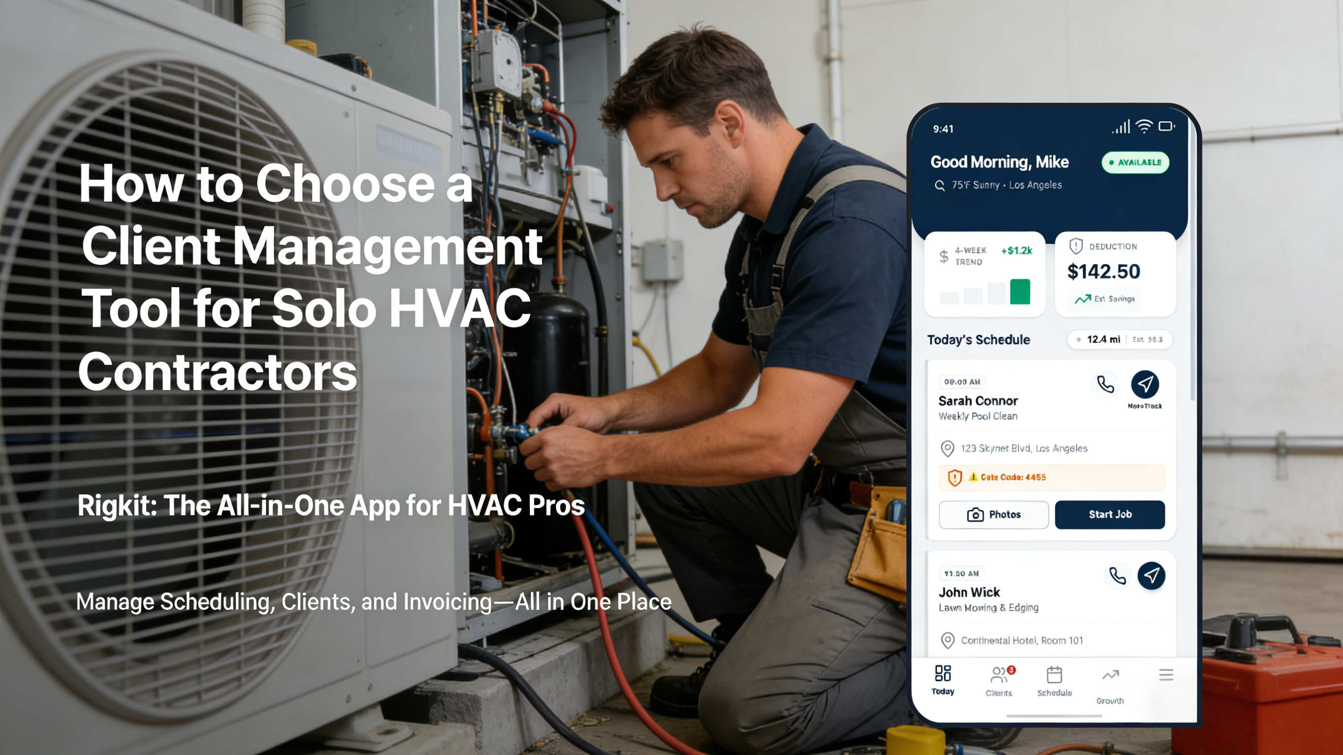 How to Choose a Client Management Tool for Solo HVAC Contractors