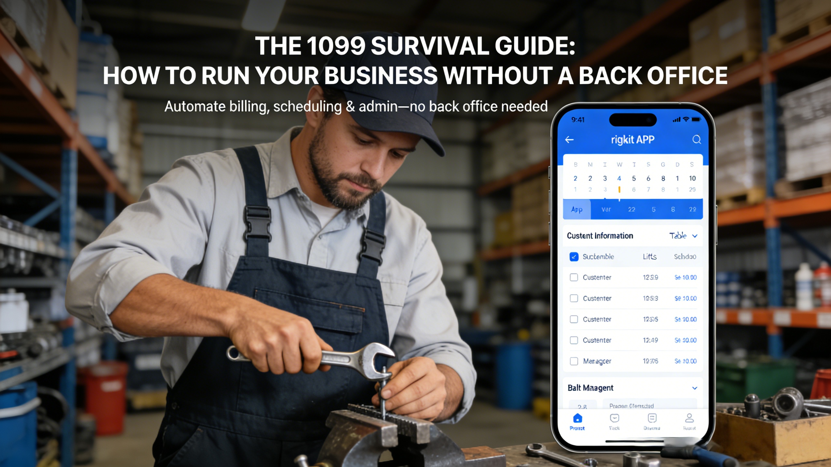 The 1099 Survival Guide: How to Run Your Business Without a Back Office