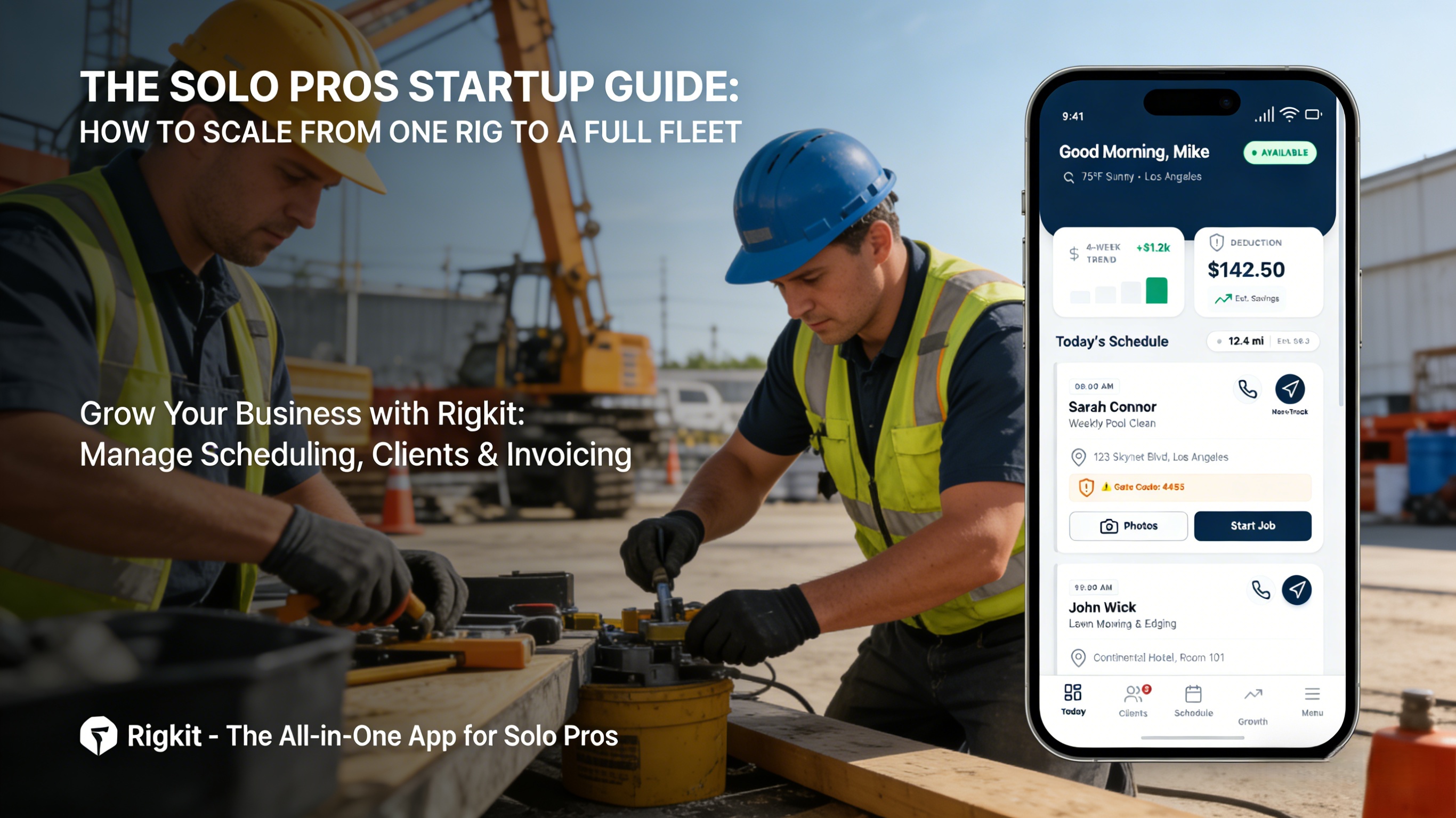 The Solo Pros Startup Guide: How to Scale from One Rig to a Full Fleet