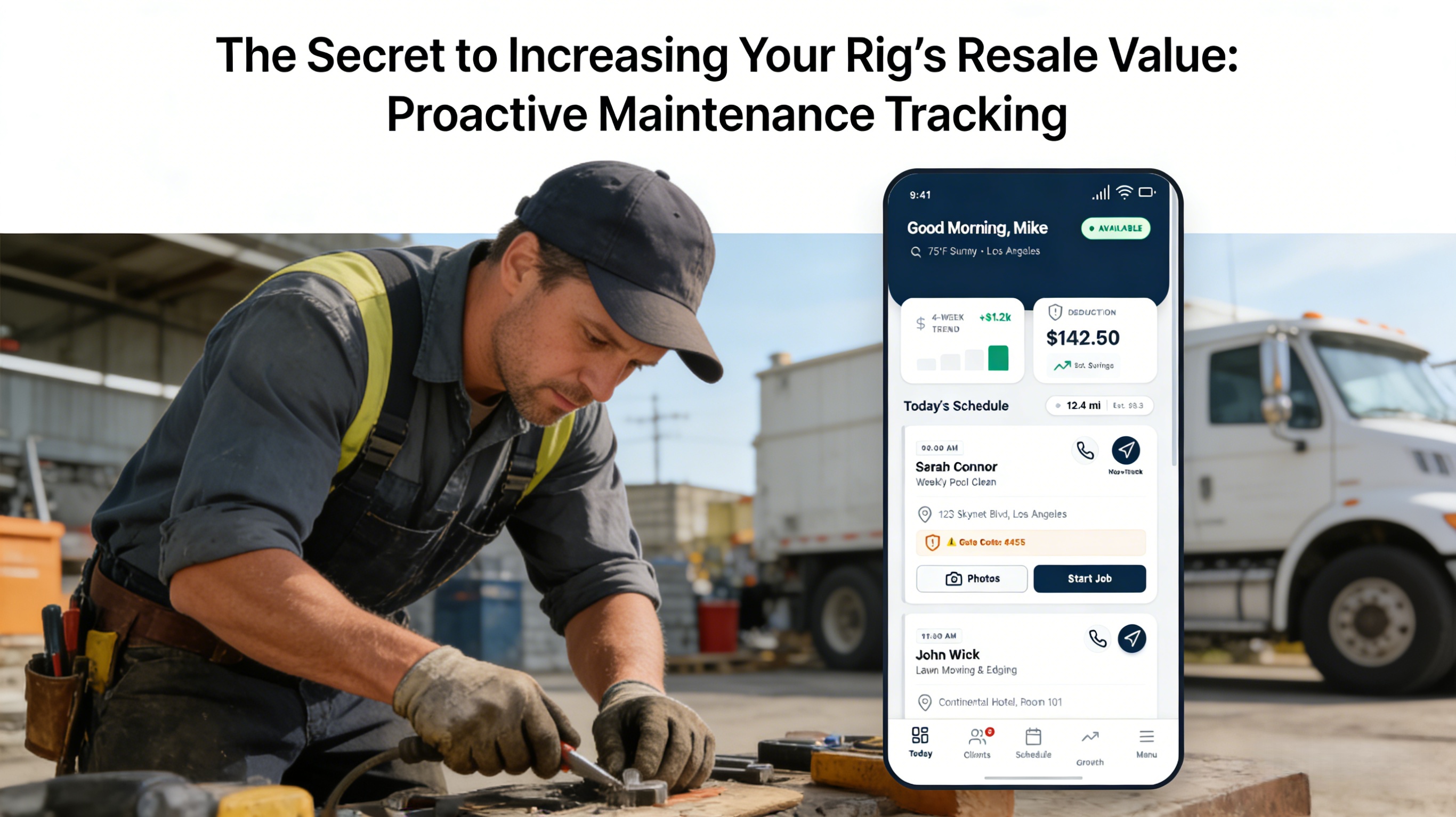 The Secret to Increasing Your Rig’s Resale Value: Proactive Maintenance Tracking
