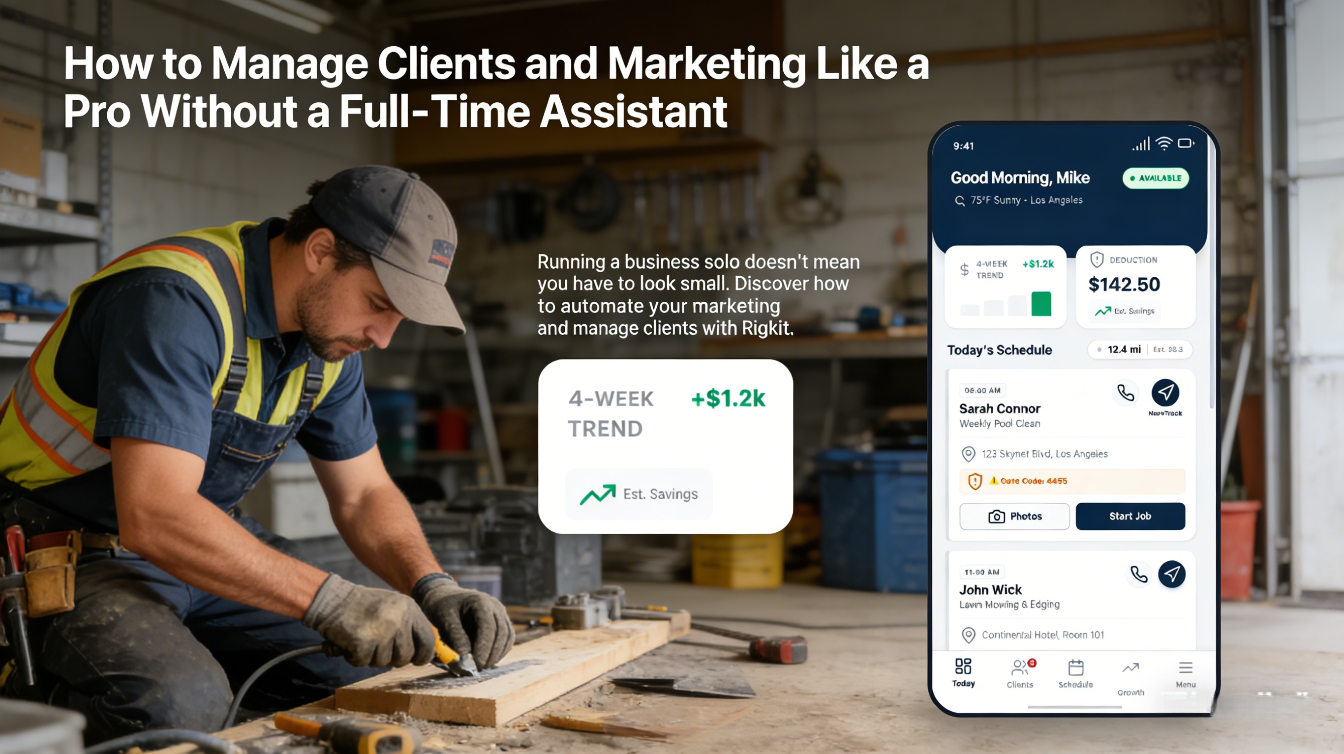 How to Manage Clients and Marketing Like a Pro Without a Full-Time Assistant